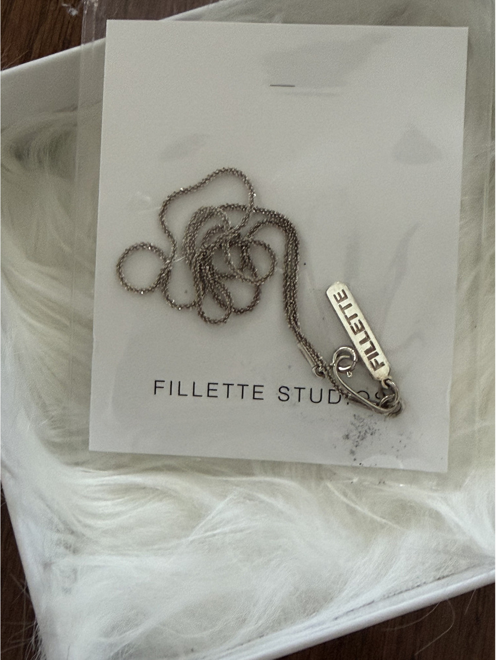 Fillette Studio Silver Tone Chain Necklace